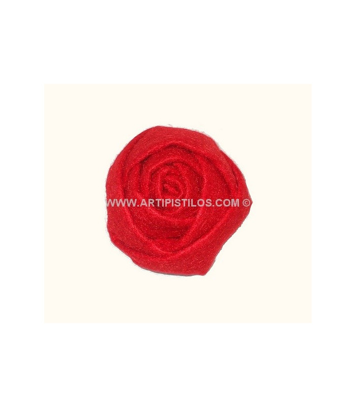 FELT ROSE 5,5 CMS.