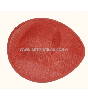 Base Pamela Sinamay 1ª Calidad 34 X 30 Cms. Coral 34 X 30 Cms.