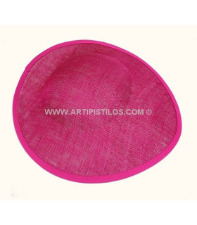 Base Pamela Sinamay 1ª Calidad 34 X 30 Cms. Fucsia 34 X 30 Cms.