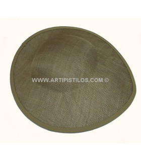 Base Pamela Sinamay 1ª Calidad 34 X 30 Cms. Almond 34 X 30 Cms.