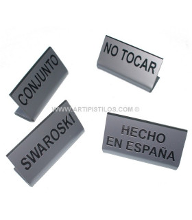 SEÑALIZADOR PLATEADO - VÁRIOS MODELOS -