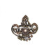 SCRIBBLE BROOCH BRONZE/RHODIUM