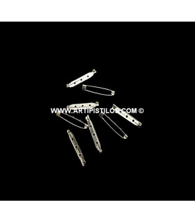 AGULHA BROCHE MEDIANO PRATEADO
