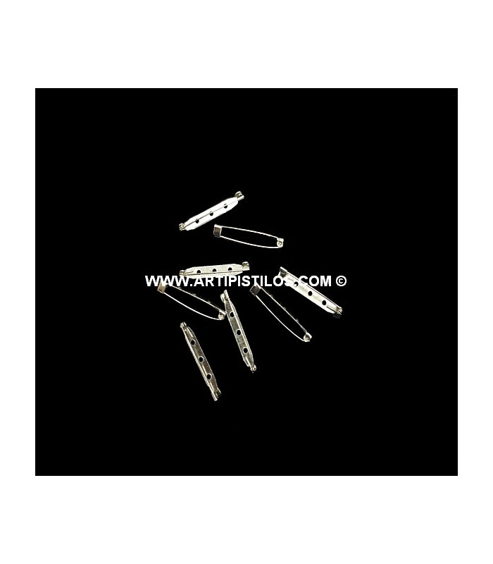 AGULHA BROCHE MEDIANO PRATEADO