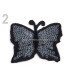 BORBOLETA TERMOADHESIVA CON LENTEJUELAS 5 x 6,5 cm