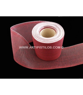 Cinta Pile 6 Cms. Burdeos 1 Metro De Largo X 6 Cms. De Ancho - colores para
