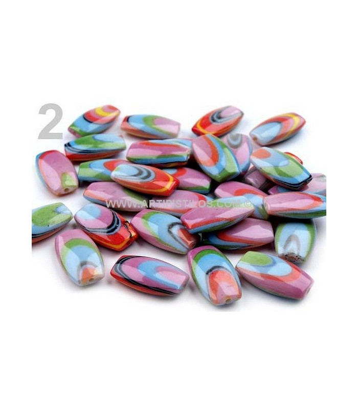 FORNITURA OVAL ESTAMPADA 18 X 30 MM.
