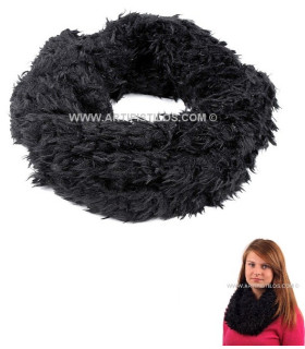 PLUSH SNOOD NECK