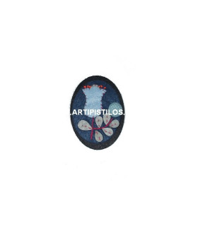 BROCHE FELTRO CAMAFEU FLOR