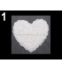 Chiffon Heart Applique