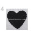 Chiffon Heart Applique