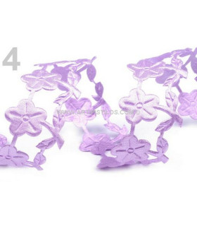 FLOWER SATIN APPLIQUE