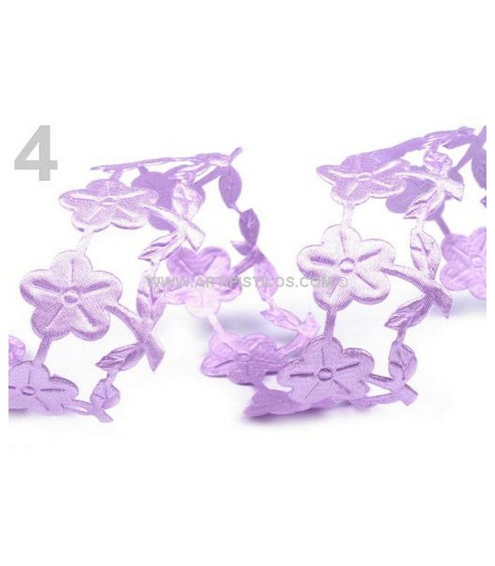 FLOWER SATIN APPLIQUE