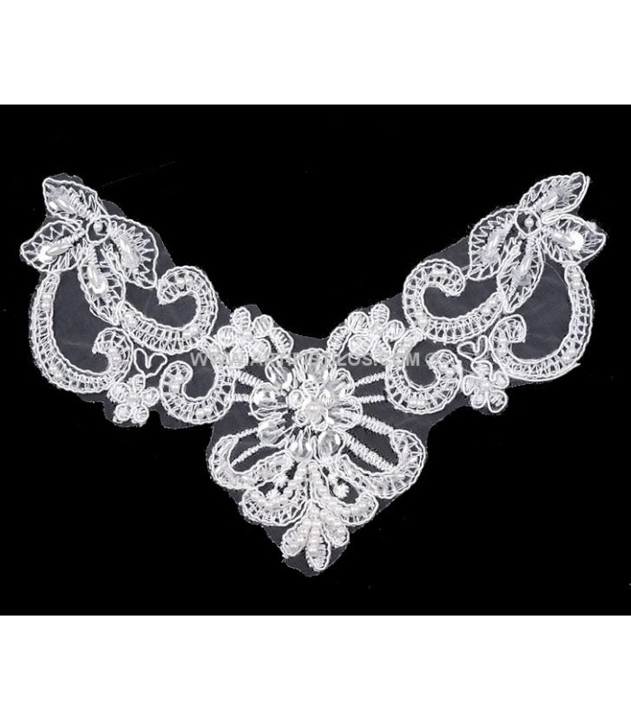 APPLIQUE WITH SEQUINS AND BEADS