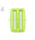 CORREDERA DE PLÁSTICO TRI-GLIDE 3,7 CMS.