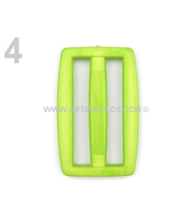 Corredera De Plástico Tri-glide 3,7 Cms. Verde 3,7 Cms. - colores para