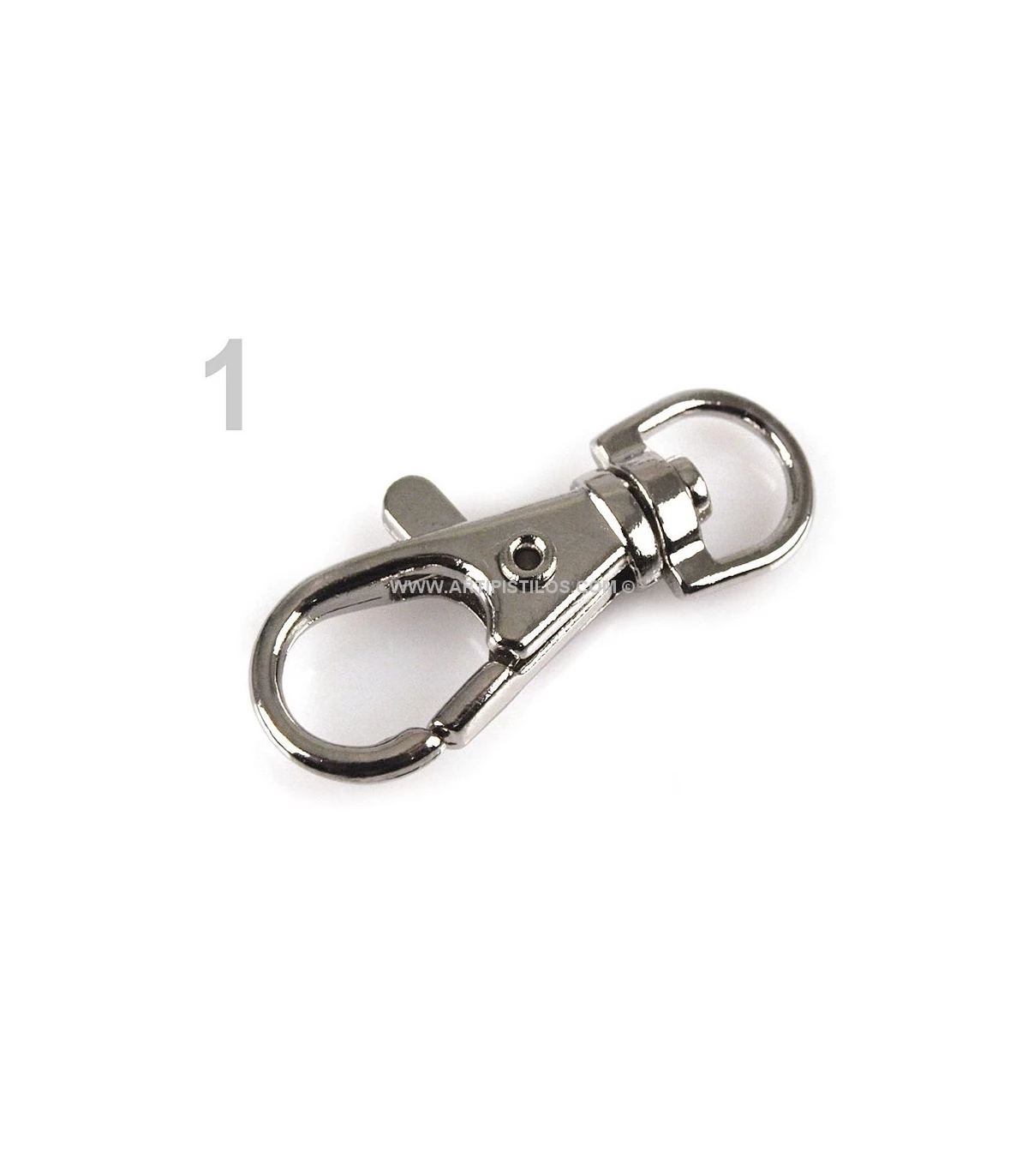 MOSQUETON BOLSOS Mosquetones - Materiales para tocados, Flores preservadas, Diademas, Telas de seda y mas.