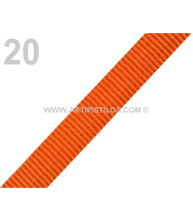 Cincha Para Bolso 20 Mm. Naranja 1 Mt. X 20 Mm. - bolsos