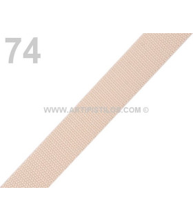 Cincha Para Bolso 20 Mm. Beige 1 Mt. X 20 Mm. - bolsos