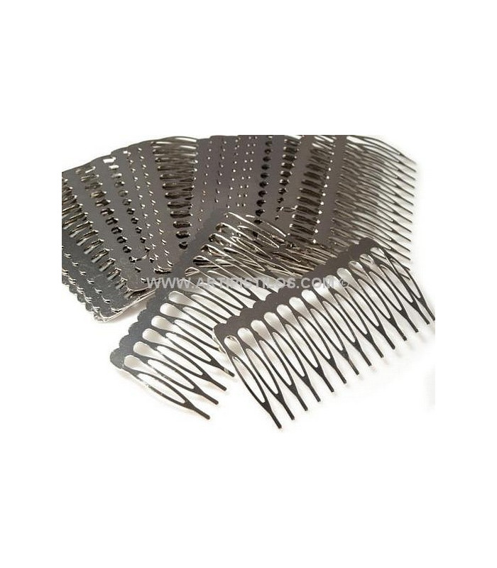METAL HAIR COMB 4 X 7 CMS.