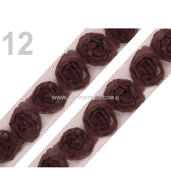 ADORNO ROSAS DE TUL