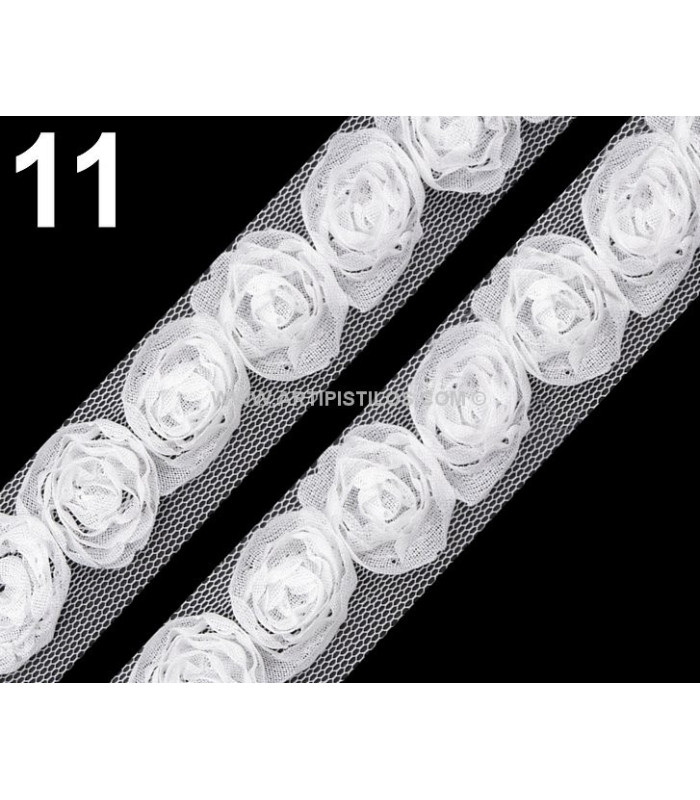 ADORNO ROSAS DE TUL