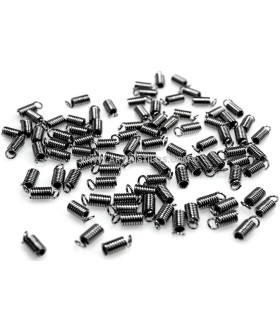 Conector De Seguridad Para Cordones De Cuero 5x2 Mm Antracita Diametro: 2 Mm. Longitud: 5 Mm. - alicates