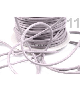 Cordon De Cuero Sintetico Lila 1 Mt. X 2 Mm. - para hacer sombreros