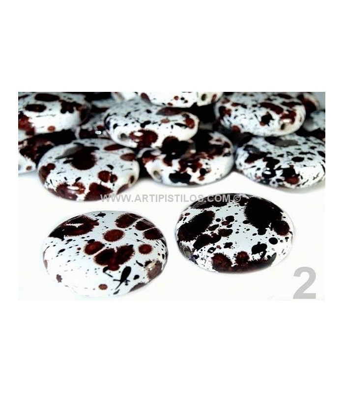 PLASTIC DISC DALMATA 28 MM.