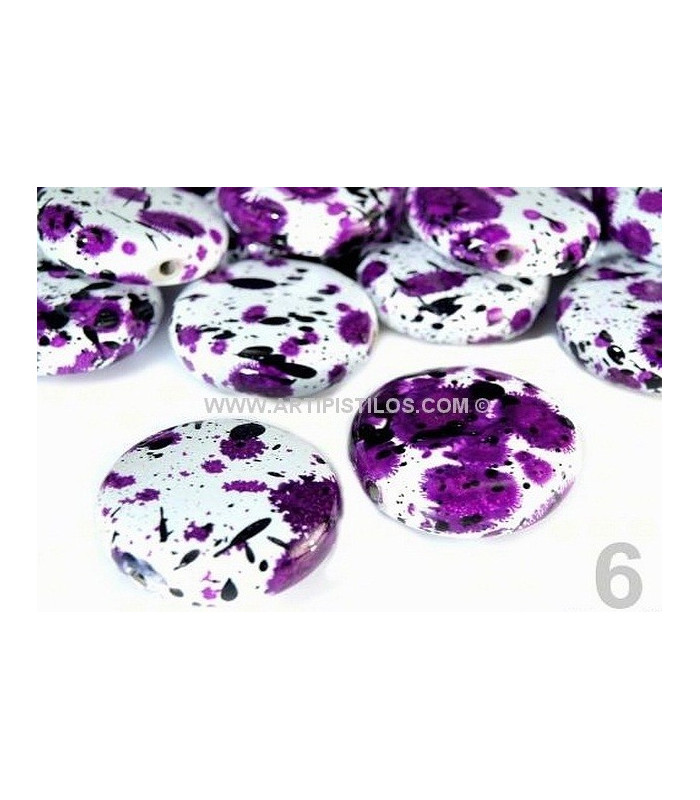 PLASTIC DISC DALMATA 28 MM.
