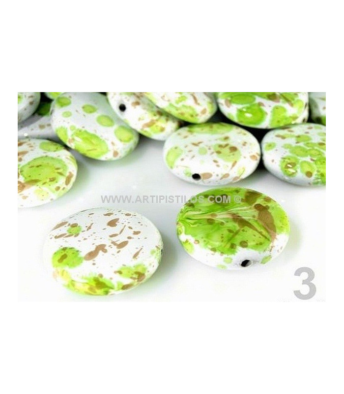 PLASTIC DISC DALMATA 28 MM.