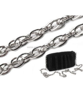 Cadena Para Bolsos 0,8 X 120 Cms. Platino 0,80 Mm. X 120 Cms. - color