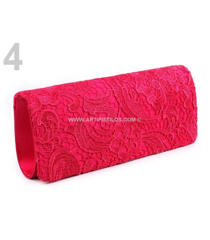 BOLSO DE NOCHE CON ENCAJE