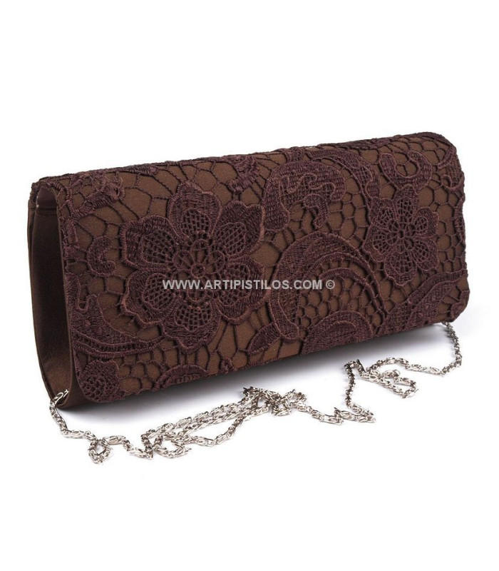BOLSO DE NOCHE CON ENCAJE
