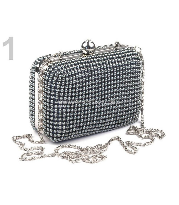 METALLIC FINISHED HANDBAG