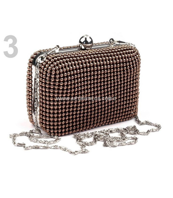 METALLIC FINISHED HANDBAG