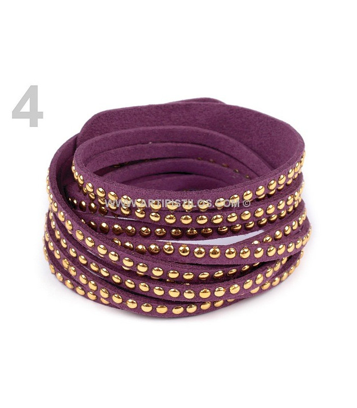 PULSERA/COLLAR IMITACION CUERO