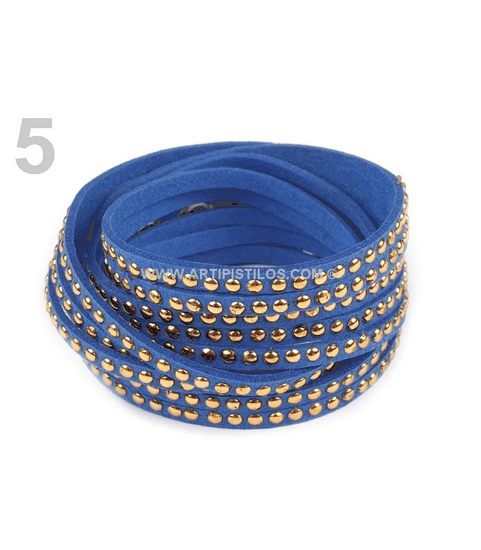PULSERA/COLLAR IMITACION CUERO