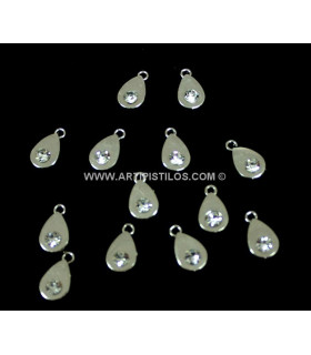 CHARM WITH RHINESTONE