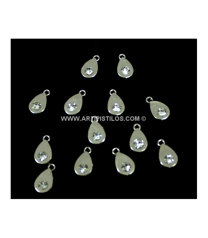 CHARM WITH RHINESTONE
