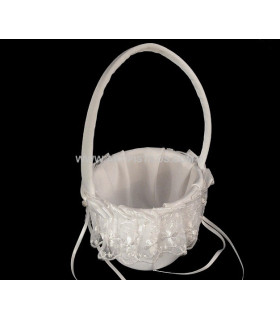 WEDDING BASKET WHITE
