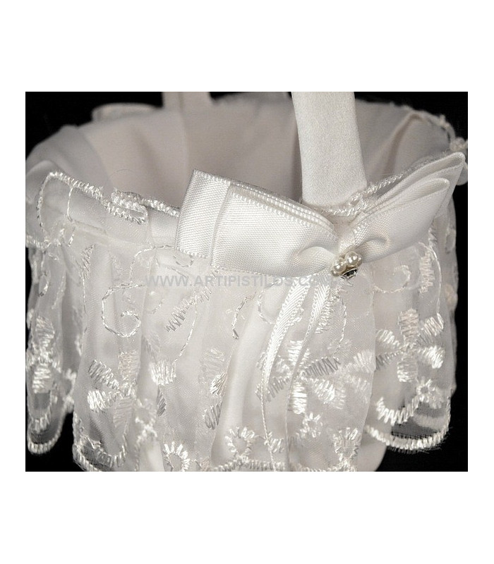 WEDDING BASKET WHITE