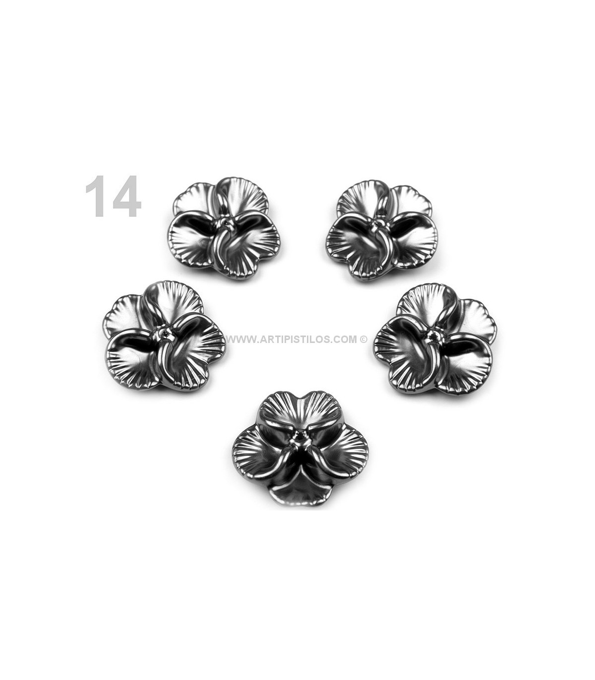 PLASTIC FLOWER 26 MM. Plastic Applications Materials for