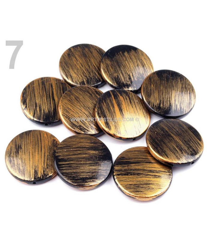 ADORNOS CON PINTURA METALIZADA 31 MM.