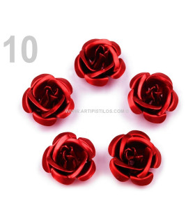 METALLIC ROSE 15 MM.