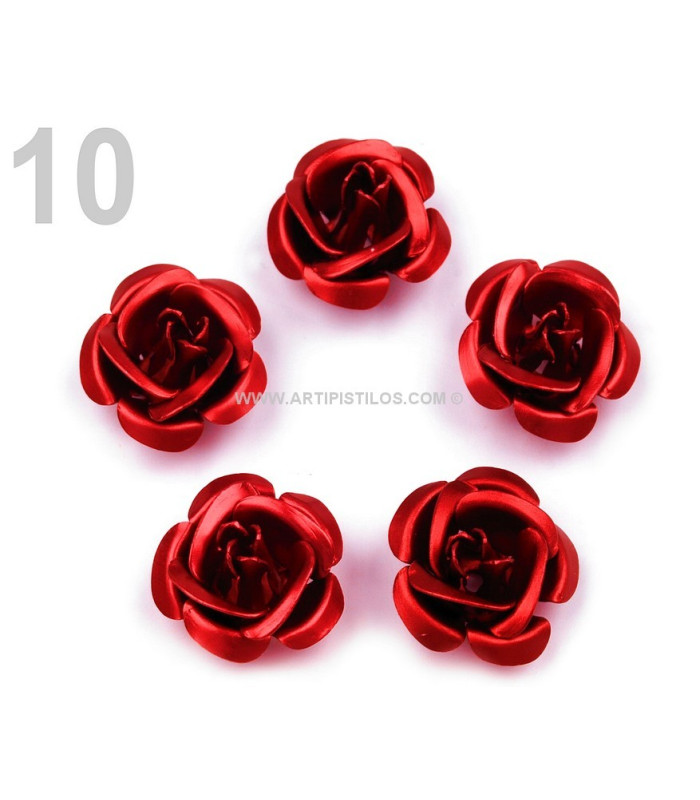 METALLIC ROSE 15 MM.