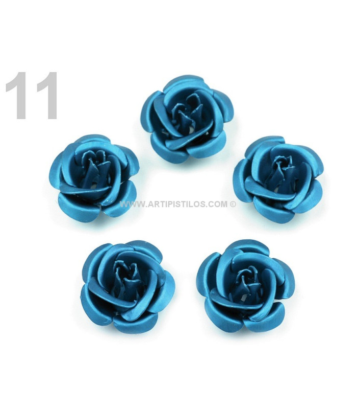 METALLIC ROSE 15 MM.