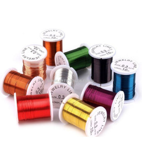 BOBINA ARAME DECORATIVO 0.30 MM. X 10 MTS.
