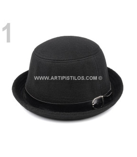 Sombrero "retro" Negro - algodon