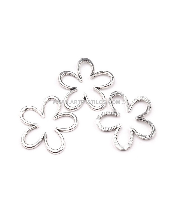 DECORACON FLORAL METALICA 34 MM.